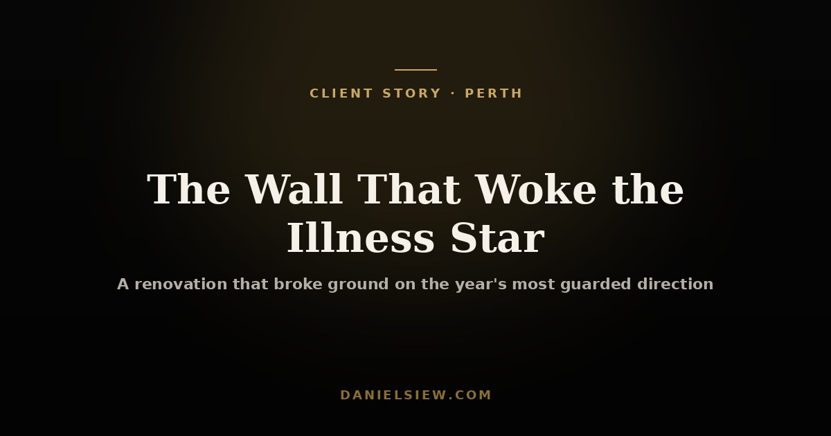 The Perth Bungalow That Triggered Illness After Knocking Down One Wall — a Daniel Siew client story