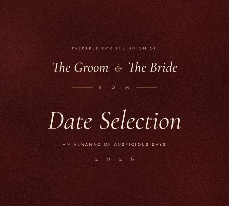 Cover of a YuanFen date selection report prepared for a couple